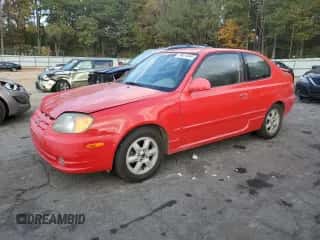 2005 Hyundai Accent GLS with VIN KMHCG35C45U359201, listed as a Copart auction lot 49072705 with 93,299 mi miles and Non repairable. Bid and sale history available at DreamBid. Image 1.