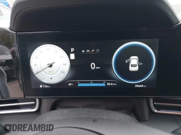 ✅ 2024 Hyundai Elantra SEL • VIN: KMHLM4DG5RU745182 • Lot: 43868357. Wystawiony na IAAI z przebiegiem 35 664 mil. Bezpłatny archiwum sprzedaży aukcyjnych z USA i szczegółowy raport historii pojazdu na DreamBid. Zdjęcie 15.