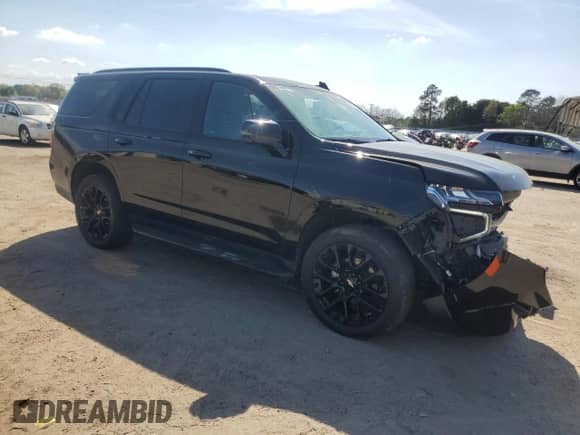 2023 Chevrolet Tahoe RST with VIN 1GNSKRKL2PR442337, listed as a Copart auction lot 50817575 with 25,972 mi miles and Salvage title. Bid and sale history available at DreamBid. Image 4.