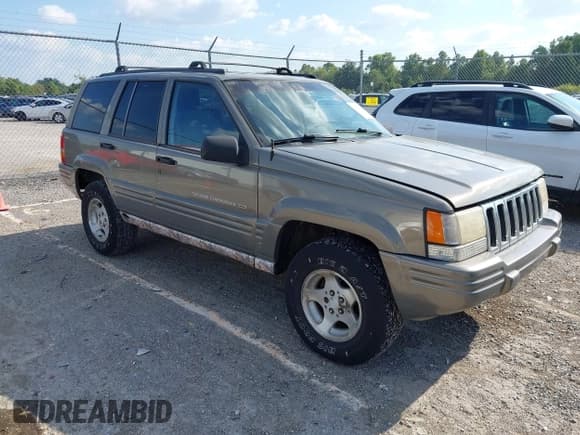 ✅ 1998 Jeep Grand Cherokee Laredo • VIN: 1J4GZ48S8WC349667 • Лот: 43325604. Опубликован ранее на IAAI с пробегом 232 752 миль. Бесплатный доступ к архиву аукционных продаж из США и подробный отчёт об истории автомобиля на DreamBid. Изображение 1.