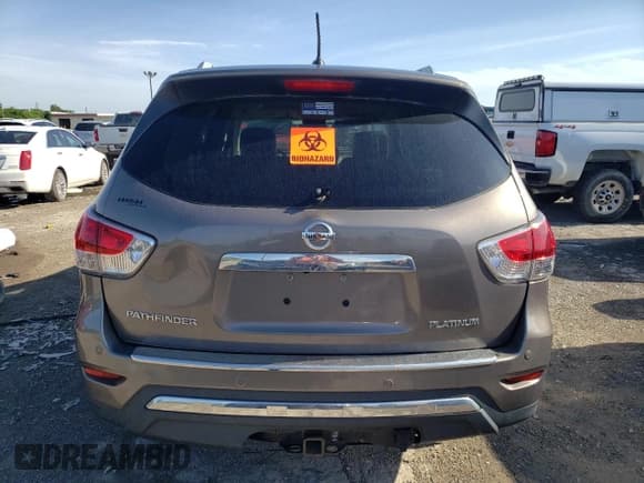 ✅ 2014 Nissan Pathfinder Platinum • VIN: 5N1AR2MN9EC730146 • Lot: 61604755. Listed on Copart with 119,023 mi. Free auction sales archive from the USA and detailed vehicle history report at DreamBid. Image 6.