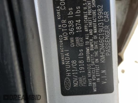 ✅ 2009 Hyundai Accent Auto GLS • VIN: KMHCN46C19U319982 • Лот: 48388725. Опубликован ранее на Copart с пробегом 213 424 миль. Бесплатный доступ к архиву аукционных продаж из США и подробный отчёт об истории автомобиля на DreamBid. Изображение 13.