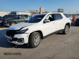 ✅ 2022 Chevrolet Traverse LT Cloth • VIN: 1GNERGKW7NJ122918 • Lot: 80723755. Wystawiony na Copart z przebiegiem Nie podano. Bezpłatny archiwum sprzedaży aukcyjnych z USA i szczegółowy raport historii pojazdu na DreamBid. Zdjęcie 1.