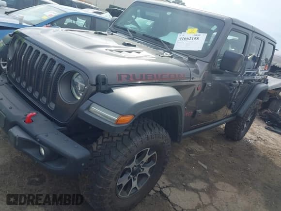 ✅ 2020 Jeep Wrangler Unlimited Rubicon • VIN: 1C4HJXFN8LW176002 • Lot: 41662158. Listed on IAAI with 55,924 mi. Free auction sales archive from the USA and detailed vehicle history report at DreamBid. Image 17.