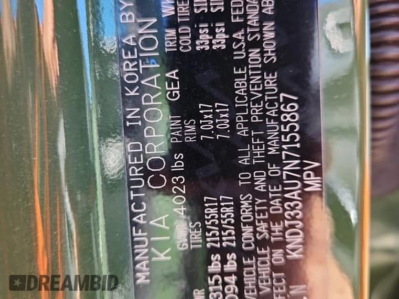 ✅ 2022 Kia Soul EX • VIN: KNDJ33AU7N7155867 • Лот: 84700095. Опубликован ранее на Copart с пробегом 43 584 миль. Бесплатный доступ к архиву аукционных продаж из США и подробный отчёт об истории автомобиля на DreamBid. Изображение 12.