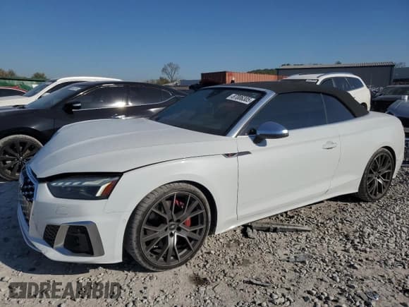 ✅ 2022 Audi S5 Prestige • VIN: WAUY4GF52NN001192 • Лот: 87006305. Опубликован ранее на Copart с пробегом 40 303 миль. Бесплатный доступ к архиву аукционных продаж из США и подробный отчёт об истории автомобиля на DreamBid. Изображение 1.