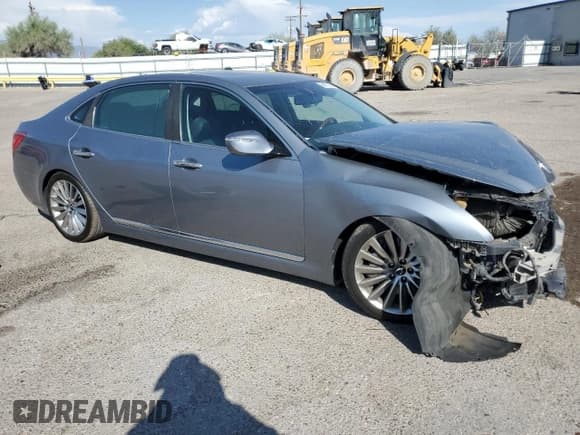 ✅ 2015 Hyundai Equus Signature • VIN: KMHGH4JH8FU100380 • Lot: 68477395. Wystawiony na Copart z przebiegiem 118 787 mil. Bezpłatny archiwum sprzedaży aukcyjnych z USA i szczegółowy raport historii pojazdu na DreamBid. Zdjęcie 4.