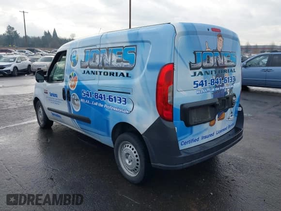 ✅ 2021 Ram ProMaster City Cargo Tradesman • VIN: ZFBHRFAB2M6T43801 • Lot: 41312105. Listed on IAAI with 44,022 mi. Free auction sales archive from the USA and detailed vehicle history report at DreamBid. Image 3.
