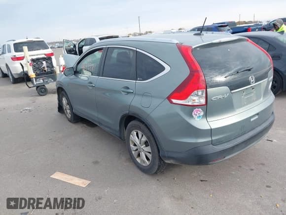 ✅ 2012 Honda CR-V EX-L • VIN: JHLRM4H78CC015517 • Lot: 43633381. Listed on IAAI with 257,851 mi. Free auction sales archive from the USA and detailed vehicle history report at DreamBid. Image 3.