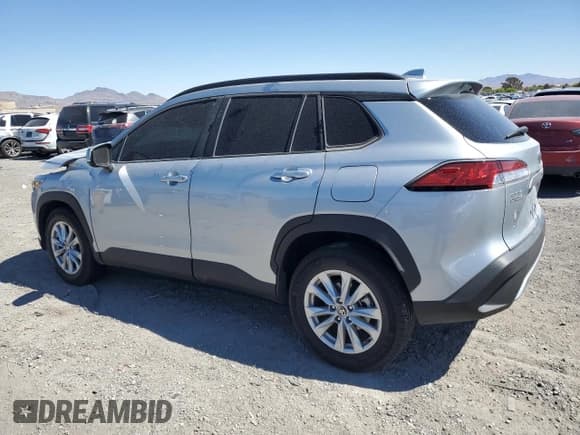 ✅ 2023 Toyota Corolla Cross LE • VIN: 7MUBAAAGXPV055740 • Lot: 50434665. Listed on Copart with 35,758 mi. Free auction sales archive from the USA and detailed vehicle history report at DreamBid. Image 2.