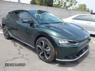 ✅ 2023 Kia EV6 Wind • VIN: KNDC3DLC1P5152514 • Lot: 42042702. Listed on IAAI with 6,195 mi. Free auction sales archive from the USA and detailed vehicle history report at DreamBid. Image 1.