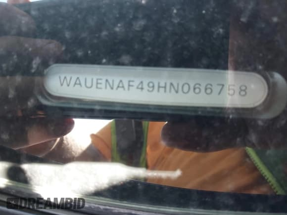 ✅ 2017 Audi A4 Premium Plus • VIN: WAUENAF49HN066758 • Lot: 42953531. Listed on IAAI with 100,797 mi. Free auction sales archive from the USA and detailed vehicle history report at DreamBid. Image 9.