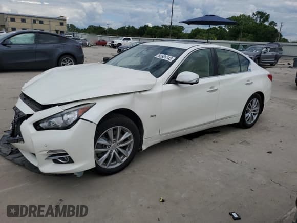✅ 2017 Infiniti Q50 Premium • VIN: JN1EV7APXHM740187 • Lot: 56606145. Listed on Copart with 101,308 mi. Free auction sales archive from the USA and detailed vehicle history report at DreamBid. Image 1.