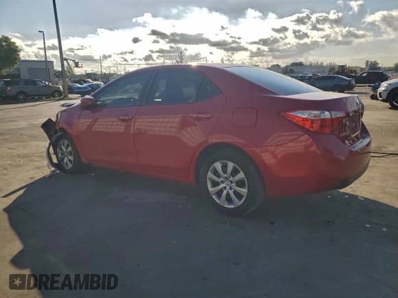✅ 2015 Toyota Corolla LE • VIN: 2T1BURHE0FC314974 • Лот: 95627925. Опубликован ранее на Copart с пробегом 89 591 миль. Бесплатный доступ к архиву аукционных продаж из США и подробный отчёт об истории автомобиля на DreamBid. Изображение 2.