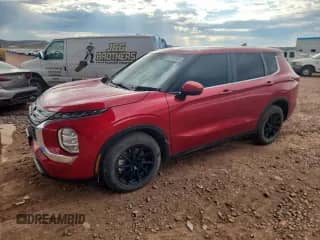 2022 Mitsubishi Outlander ES with VIN JA4J4TA8XNZ002589, listed as a Copart auction lot 87242585 with 72,744 mi miles and Salvage title. Bid and sale history available at DreamBid. Image 1.