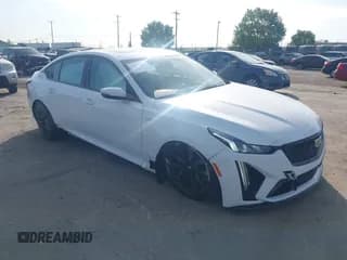 ✅ 2024 Cadillac CT5-V Blackwing • VIN: 1G6D25R66R0860548 • Lot: 42122658. Listed on IAAI with 4,590 mi. Free auction sales archive from the USA and detailed vehicle history report at DreamBid. Image 1.