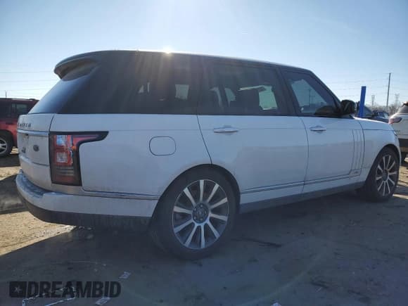 ✅ 2017 Land Rover Range Rover • VIN: SALGV5FE4HA361312 • Lot: 42241365. Listed on Copart with 71,721 mi. Free auction sales archive from the USA and detailed vehicle history report at DreamBid. Image 3.