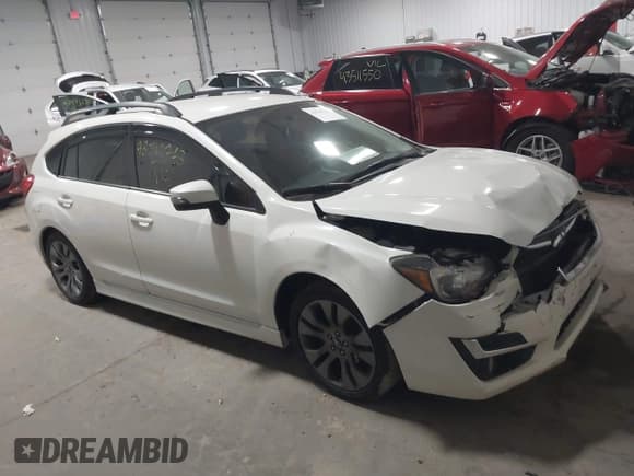 ✅ 2016 Subaru Impreza Special Sports Premium • VIN: JF1GPAP63G9244537 • Lot: 43510743. Listed on IAAI with 136,612 mi. Free auction sales archive from the USA and detailed vehicle history report at DreamBid. Image 1.