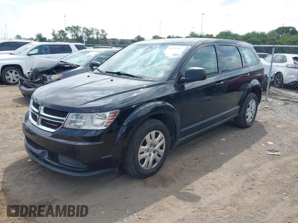 ✅ 2014 Dodge Journey SE • VIN: 3C4PDCAB9ET191688 • Lot: 43237865. Listed on IAAI with 218,594 mi. Free auction sales archive from the USA and detailed vehicle history report at DreamBid. Image 2.