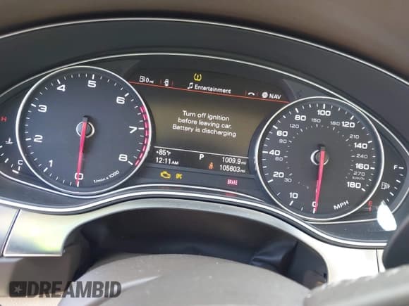 ✅ 2014 Audi A6 Premium Plus • VIN: WAUFGAFC4EN161763 • Lot: 42060821. Listed on IAAI with 105,603 mi. Free auction sales archive from the USA and detailed vehicle history report at DreamBid. Image 7.