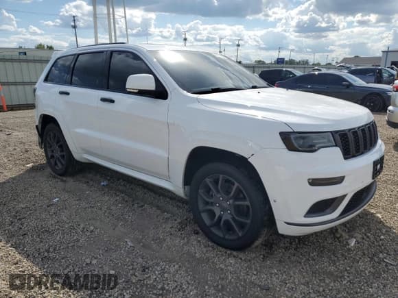 ✅ 2020 Jeep Grand Cherokee Overland • VIN: 1C4RJFCT9LC410019 • Лот: 70110835. Опубликован ранее на Copart с пробегом 87 833 миль. Бесплатный доступ к архиву аукционных продаж из США и подробный отчёт об истории автомобиля на DreamBid. Изображение 4.
