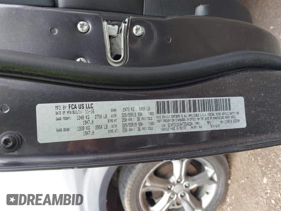 ✅ 2017 Dodge Journey Crossroad Plus • VIN: 3C4PDCGG3HT554624 • Лот: 41912617. Опубликован ранее на IAAI с пробегом 97 352 миль. Бесплатный доступ к архиву аукционных продаж из США и подробный отчёт об истории автомобиля на DreamBid. Изображение 9.