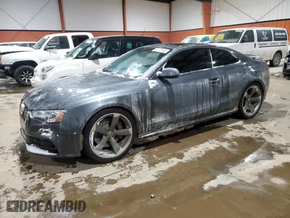 ✅ 2013 Audi RS 5 • VIN: WUAC6BFR6DA902698 • Lot: 44337465. Listed on Copart with 182,442 mi. Free auction sales archive from the USA and detailed vehicle history report at DreamBid. Image 1.