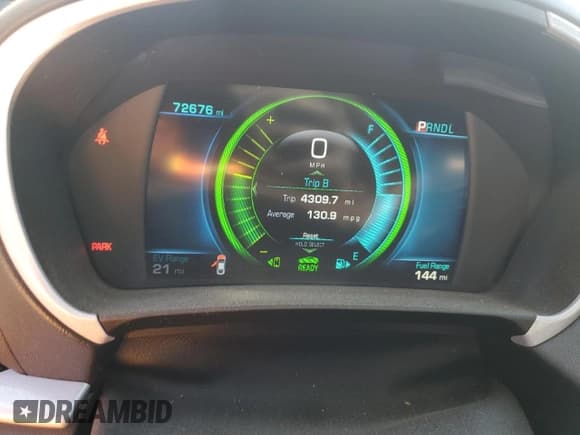 ✅ 2017 Chevrolet Volt LT • VIN: 1G1RC6S56HU154946 • Lot: 80541024. Wystawiony na Copart z przebiegiem 72 676 mil. Bezpłatny archiwum sprzedaży aukcyjnych z USA i szczegółowy raport historii pojazdu na DreamBid. Zdjęcie 9.