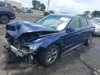 2020 Hyundai Sonata SEL with VIN 5NPEF4JA9LH054987, listed as a IAAI auction lot 42982048 with 76,550 mi miles and . Bid and sale history available at DreamBid. Image 2.