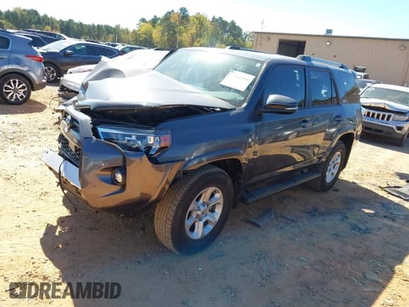 ✅ 2023 Toyota 4Runner SR5 Premium • VIN: JTEFU5JR6P5289418 • Lot: 43461436. Listed on IAAI with 39,533 mi. Free auction sales archive from the USA and detailed vehicle history report at DreamBid. Image 2.