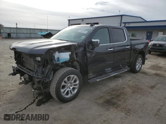 ✅ 2024 Chevrolet Silverado 1500 LTZ • VIN: 1GCUDGEL1RZ303055 • Лот: 91652165. Опубликован ранее на Copart с пробегом 53 417 миль. Бесплатный доступ к архиву аукционных продаж из США и подробный отчёт об истории автомобиля на DreamBid. Изображение 1.