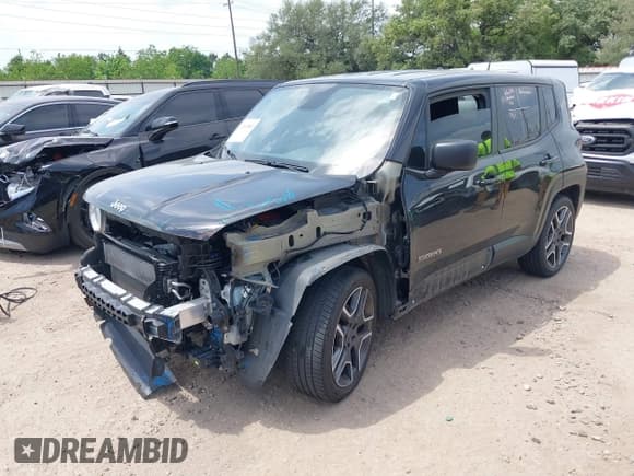 ✅ 2020 Jeep Renegade Sport • VIN: ZACNJAAB2LPM06219 • Лот: 42063083. Опубликован ранее на IAAI с пробегом 47 225 миль. Бесплатный доступ к архиву аукционных продаж из США и подробный отчёт об истории автомобиля на DreamBid. Изображение 2.