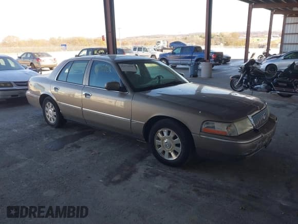 ✅ 2004 Mercury Grand Marquis LS Premium • VIN: 2MHFM75W14X658195 • Лот: 43674950. Опубликован ранее на IAAI с пробегом 265 693 миль. Бесплатный доступ к архиву аукционных продаж из США и подробный отчёт об истории автомобиля на DreamBid. Изображение 1.