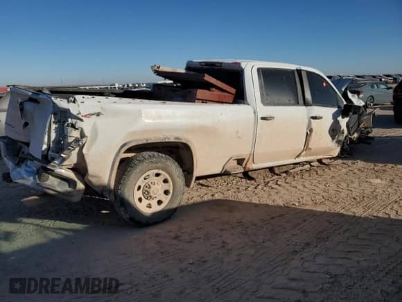 2022 Chevrolet Silverado 3500HD Work Truck z VIN 1GC4YSE79NF196522, wystawiony jako Copart lot #85439074 z przebiegiem Nie podano mil oraz Szkoda całkowita • Salvage title. Historia ofert i sprzedaży dostępna na DreamBid. Obrazek 3.