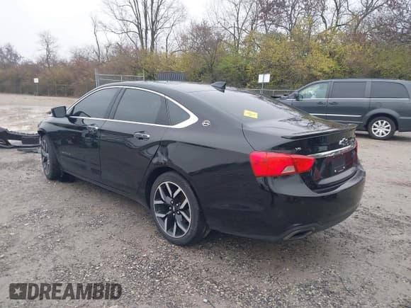 ✅ 2017 Chevrolet Impala Premier • VIN: 2G1145S35H9149740 • Lot: 43734301. Listed on IAAI with 152,591 mi. Free auction sales archive from the USA and detailed vehicle history report at DreamBid. Image 3.