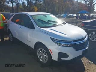 ✅ 2022 Chevrolet Equinox LS • VIN: 3GNAXSEV7NS234093 • Lot: 43622527. Listed on IAAI with 10,000 mi. Free auction sales archive from the USA and detailed vehicle history report at DreamBid. Image 1.