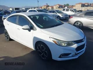 ✅ 2017 Chevrolet Cruze LS • VIN: 1G1BC5SM7H7169506 • Lot: 43379058. Listed on IAAI with 108,399 mi. Free auction sales archive from the USA and detailed vehicle history report at DreamBid. Image 1.