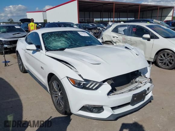 ✅ 2017 Ford Mustang GT • VIN: 1FA6P8CF4H5346139 • Lot: 43307564. Listed on IAAI with 79,153 mi. Free auction sales archive from the USA and detailed vehicle history report at DreamBid. Image 1.