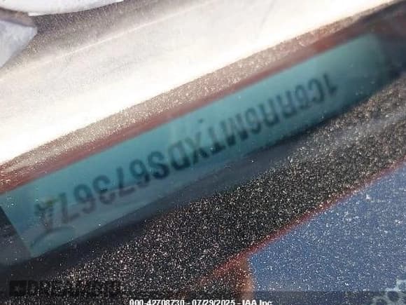 ✅ 2013 Ram 1500 Sport • VIN: 1C6RR6MTXDS673674 • Lot: 42708730. Listed on IAAI with 75,734 mi. Free auction sales archive from the USA and detailed vehicle history report at DreamBid. Image 9.