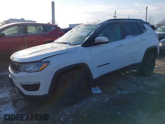 2020 Jeep Compass Latitude с VIN 3C4NJDBB8LT157310, выставлен на аукционе IAAI как лот 41410188 с пробегом Не указан миль и . История ставок и продаж доступна на DreamBid. Изображение 2.