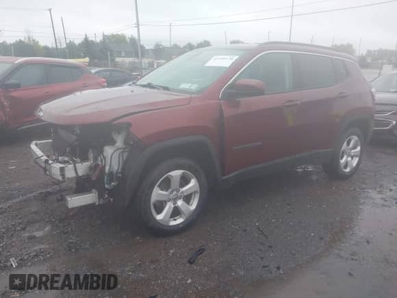 2021 Jeep Compass Latitude z VIN 3C4NJDBB6MT509723, wystawiony jako IAAI lot #43398170 z przebiegiem 55 834 mil mil oraz . Historia ofert i sprzedaży dostępna na DreamBid. Obrazek 17.