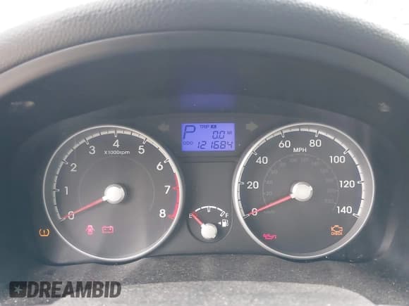 ✅ 2010 Hyundai Accent GLS • VIN: KMHCN4AC0AU405473 • Lot: 42973032. Listed on IAAI with 121,684 mi. Free auction sales archive from the USA and detailed vehicle history report at DreamBid. Image 7.