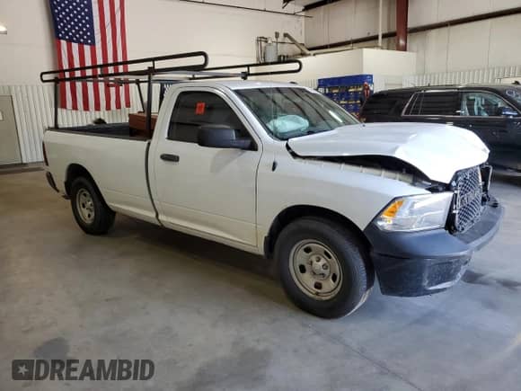 2015 Ram 1500 Tradesman with VIN 3C6JR6DG8FG605576, listed as a Copart auction lot 75462964 with 276,012 mi miles and Salvage title. Bid and sale history available at DreamBid. Image 4.