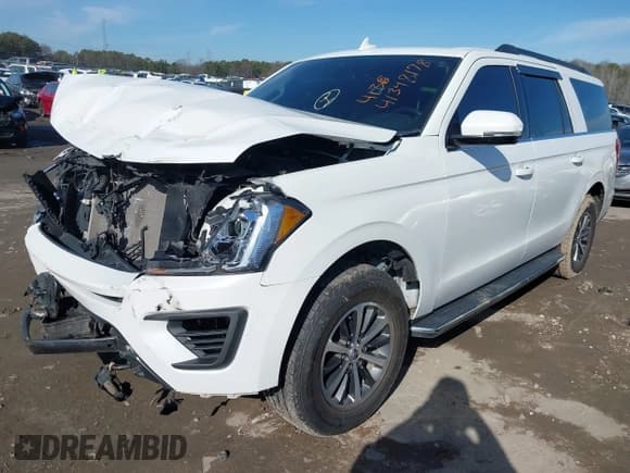 ✅ 2020 Ford Expedition Max XLT • VIN: 1FMJK1JT5LEA49551 • Lot: 41348178. Listed on IAAI with 83,456 mi. Free auction sales archive from the USA and detailed vehicle history report at DreamBid. Image 2.