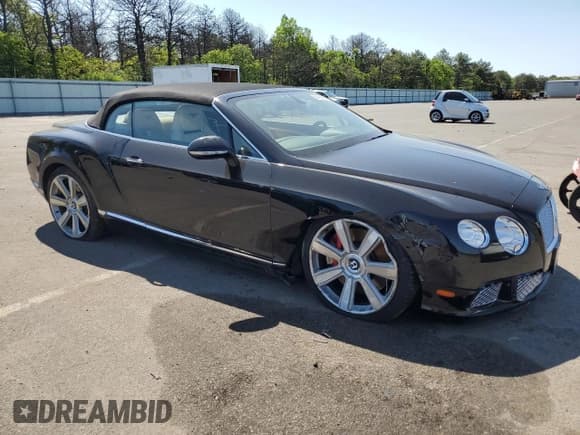 ✅ 2013 Bentley Continental GT • VIN: SCBGR3ZA0DC080246 • Lot: 58498655. Listed on Copart with 43,601 mi. Free auction sales archive from the USA and detailed vehicle history report at DreamBid. Image 4.
