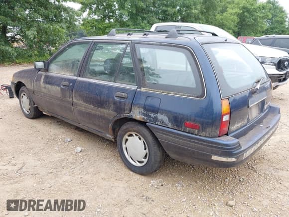 ✅ 1993 Ford Escort LX • VIN: 1FAPP15J3PW315972 • Lot: 42553063. Listed on IAAI with 86,374 mi. Free auction sales archive from the USA and detailed vehicle history report at DreamBid. Image 3.