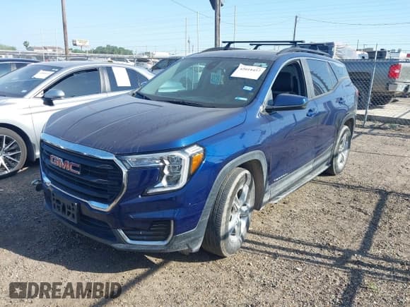 ✅ 2022 GMC Terrain SLE • VIN: 3GKALMEV8NL262340 • Lot: 42018457. Listed on IAAI with 42,707 mi. Free auction sales archive from the USA and detailed vehicle history report at DreamBid. Image 17.
