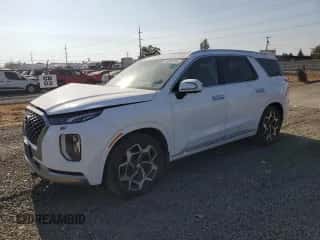 2022 Hyundai Palisade Calligraphy с VIN KM8R7DHE2NU398091, выставлен на аукционе Copart как лот 66885144 с пробегом 46 787 миль миль и Списание • Salvage title. История ставок и продаж доступна на DreamBid. Изображение 1.