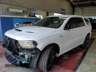 2021 Dodge Durango R/T with VIN 1C4SDJCT3MC662605, listed as a Copart auction lot 61850695 with 95,799 mi miles and Salvage title. Bid and sale history available at DreamBid. Image 1.