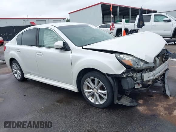 ✅ 2014 Subaru Legacy Premium • VIN: 4S3BMCC6XE3018025 • Lot: 43367724. Listed on IAAI with 169,065 mi. Free auction sales archive from the USA and detailed vehicle history report at DreamBid. Image 1.